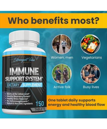 Extravagant Value Iron Supplement 25mg with Vitamin C 1000mg Gentle Iron Tablets with Ginger Root for Immune, Energy & Blood Support, High Absorption, Non-GMO, 150 Tablets - Buy Online on GoSupps.com