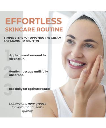 Vitamin C Face Cream | Brightening Firming & Hydrating | Fades Wrinkles & Dark Spots | Daily Moisturizer for Youthful Glow - 1.7 oz - Buy Online on GoSupps.com