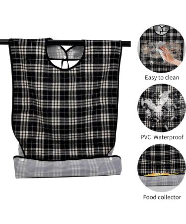 Sewokon Red Adult Bibs - Stylish & Functional Adult Bibs for Eating | Shop Now! - Buy Online on GoSupps.com