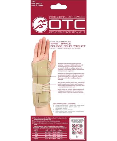 OTC Wrist Brace for Postoperative Care - Soft-Fit Lace Closure Splint for Left Hand - Small Size - Buy Online on GoSupps.com