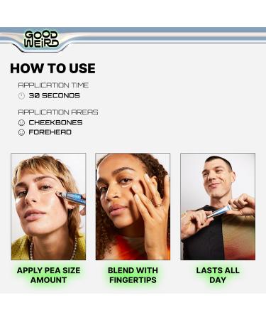 GOOD WEIRD Cold Brew Undereye Serum - Vegan Caffeine Cream for Dark Circles & Wrinkles | Brightening & Smoothing for All | Allure Award Winner - 0.42 fl. oz - Buy Online on GoSupps.com