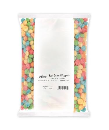 Albanese World's Best Sour Gummi Poppers, 4.5lbs of Candy