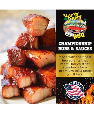 Slap Yo Daddy BBQ Rub - Championship All Purpose Seasoning by Harry Soo | No MSG & Gluten Free Pork, Rib, Brisket Rub | BBQ Rubs for Smoking - 26 Oz Pack - Buy Online on GoSupps.com
