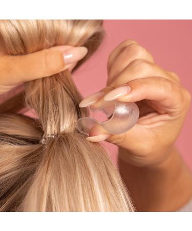 Invisibobble Volumizer | Hair Styling Aid for All Hair Colors | 1x Transparent Volumizer & 2x Spiral Hair Ties - Push-Up Effect & Extra Strong Hold - Buy Online on GoSupps.com