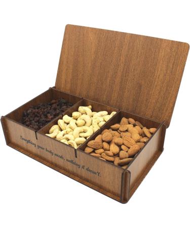 Organic Premium Royal Gift Box 3 - Cashews Almonds Raisins Cashew Almond Raisins 1.1 kg (Pack of 1) - Buy Online on GoSupps.com