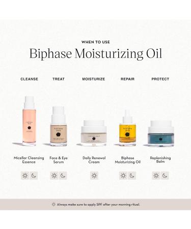 Furtuna Skin Biphase Moisturizing Oil - Hydrating Vegan Face Oil with Organic Olive Oil | Cruelty-Free 15ml | Global Shipping - Buy Online on GoSupps.com