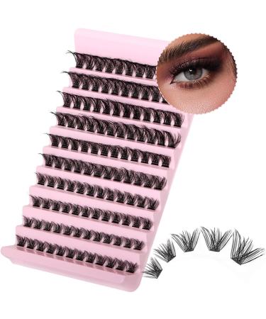 Riya Lash Clusters 120Pcs DIY Eyelash Extenisons Natural Look Wispy Clusters Lashes 8-16MM D Curl Individual Lashes DIY at Home Wispy Fluffy Lash Extensions Reusable Individuals DIY at Home (03) RY-03 - Buy Online on GoSupps.com