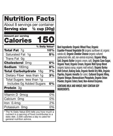 Annie's Organic Cheddar Snack Mix - Crackers & Pretzels 9oz - Buy Online on GoSupps.com