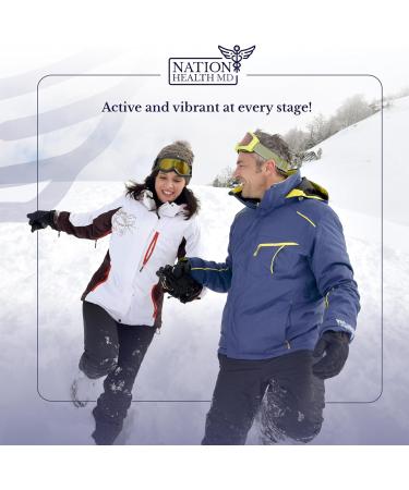 NATION HEALTH MD ActiveSpan - Longevity Supplement for Anti Aging - with Ashwagandha Extract Astragalus Cat's Claw Ceylon Cinnamon L-Lysine L-Glutamine & More - 60 Capsules - Buy Online on GoSupps.com