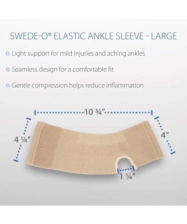 Swede-O Elastic Ankle Support - Large | Premium International Shipping Available - Buy Online on GoSupps.com