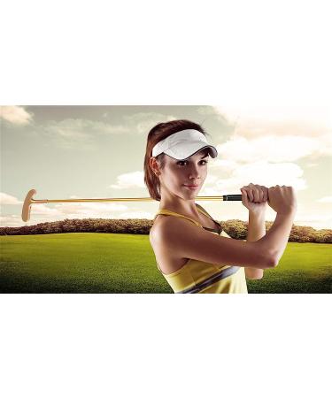 LEAGY Timeless Classic Golf Putter 35 - Two-Way Head, Premium Rubber Grip - Male & Female Right or Left Handed Golfers - Golden (Left/Right) - Buy Online on GoSupps.com