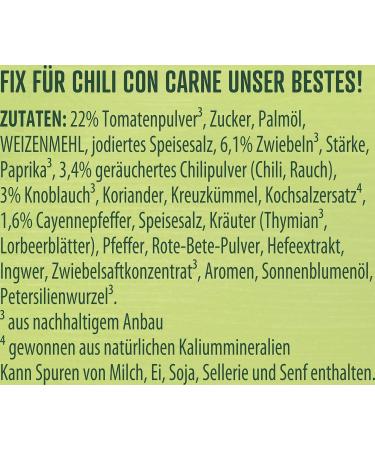 Buy Knorr Fix Chili con Carne Seasoning Mix - 3 Portions (49g) | International Shipping Available - Buy Online on GoSupps.com