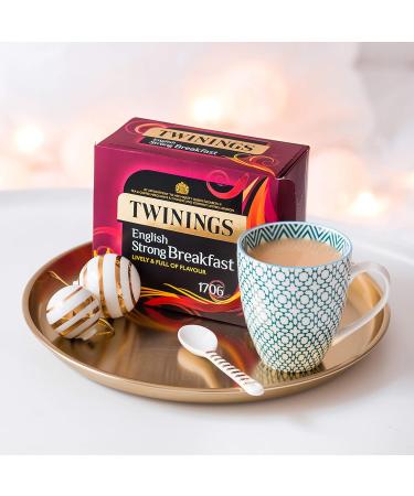 Twinings English Strong Breakfast Tea Bags 80 Count - 250g Pack of 1 - Buy Online on GoSupps.com