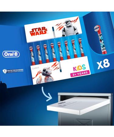 Oral-B Kids Replacement Toothbrush Heads - Pack of 8 | Letterbox Packaging | For Healthy Smiles - Buy Online on GoSupps.com