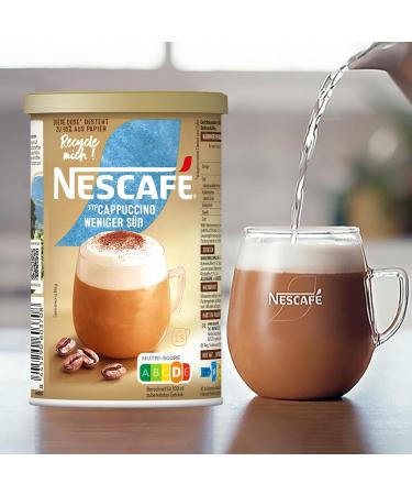 NESCAFÉ Gold Type Cappuccino Less Sweet, Drink Powder from Soluble Bean Coffee, Caffeinated, Pack of 1 (1 x 220 g) - Buy Online on GoSupps.com