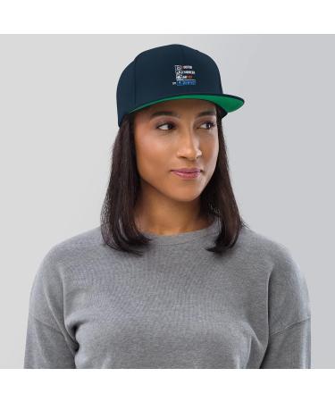 Humorous Orthodontics Snapback Hat | Novelty Dental Expert Cap in Black/Neon Pink Perfect Gift for Endodontists - Buy Online on GoSupps.com