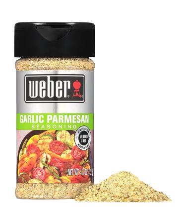 Weber Garlic Parmesan Seasoning 4.3 oz Shaker - Pack of 1 | Savory Blend for Delicious Meals - Buy Online on GoSupps.com