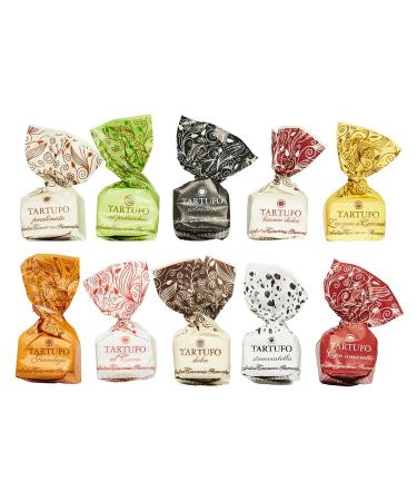 Antica Torroneria Piemontese Tartufo Gift Set - 10 Mixed Truffle Chocolates (140g) | Premium Italian Chocolate by Caucau - Buy Online on GoSupps.com