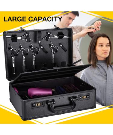 Shop Noverlife Large Barber Carrying Case w/Code Lock | Ultimate Hairdresser Toolbox Organizer for Stylists & Groomers - Portable Travel Suitcase - Buy Online on GoSupps.com