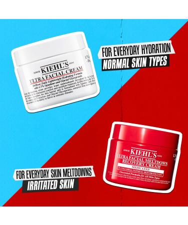 Kiehl's Ultra Facial Recovery Barrier Cream, Lightweight Moisturizing Face Cream, Provides Moisture Boost, Lotion Repairs and Restores Skin Barrier, Suitable for Dry and Sensitive Skin - 0.95 Fl Oz - Buy Online on GoSupps.com