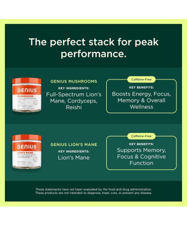 The Genius Brand Genius Turkey Tail - Plant-Based Supplement for Immune, Gut & Antioxidant Support - Organic & Non-GMO - 120 Veggie Capsules 120 Count (Pack of 1) - Buy Online on GoSupps.com