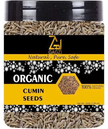 GAGZI All Natural Organic Spices Cumin Seeds 100 Gram (Packing May Be Vary) Pack of 1 100 Gram 3.35 oz - Buy Online on GoSupps.com
