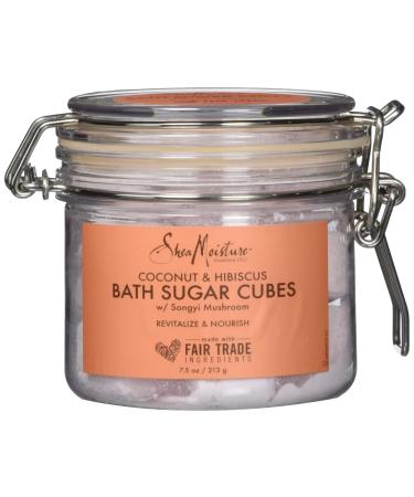 Shea Moisture Coconut and Hibiscus Bath Sugar Cubes  7.5 Ounce