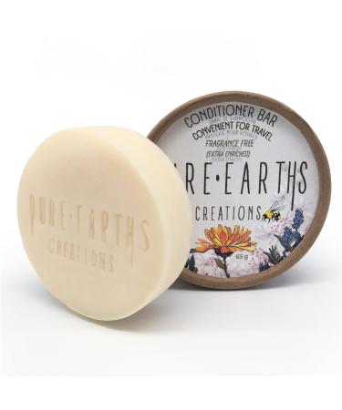 Pure Earths Creations Conditioner Bar (Fragrance Free - With Travel Case) Fragrance Free (With Travel Case)