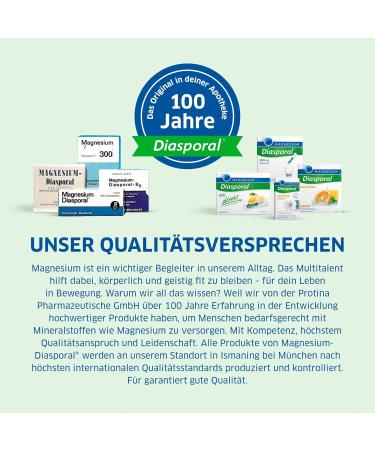  Magnesium Diasporal Diasporal Magnesium 300 Direct | 300 mg of magnesium | Sweet and fruity lemon flavor | Ideal for on-the-go | - Buy Online on GoSupps.com