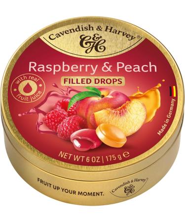  Cavendish & Harvey Cavendish BLIK RASPBER&PEACH 9 x 175 g - Buy Online on GoSupps.com