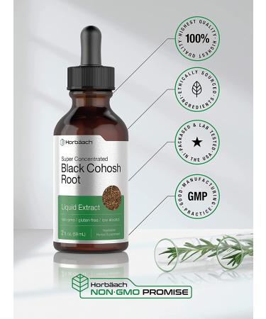 Black Cohosh Root Tincture 2 fl oz | Vegetarian Liquid Extract | Gluten Free - Buy Online on GoSupps.com