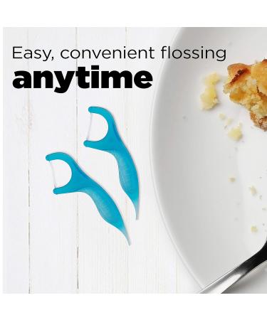 GUM Advanced Care Flossers Fresh Mint with Vitamin E & Fluoride - 600 Flossers (4 packs) - Buy Online on GoSupps.com