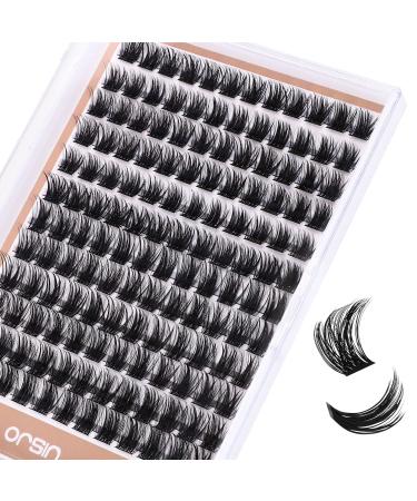 ORSIN Lash Clusters 14-16-18 mm  144 Clusters 0.07 D Curl DIY Lash Extensions  Light  Fluffy  Natural Looking Volume Lashes Thin Band Wider Clusters  DIY at Home Extensions(MXZL 14-16-18mm) 14-16-18mm MXZL