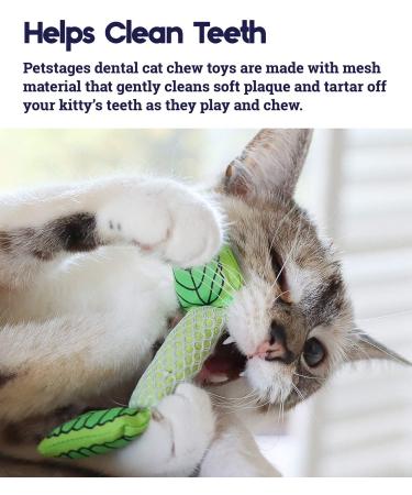 Petstages Fresh Breath Mint Stick Cat Chew Toy - Dental Health Solution - Buy Online on GoSupps.com