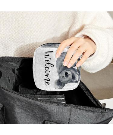 Period Bag Sanitary Napkin Storage & Travel Makeup Pouch - Animal Welcome Color1101 - Buy Online on GoSupps.com