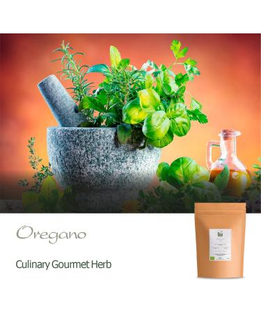 Organic Oregano Spice - Dried Greek Wild Marjoram Seasoning 100g | Premium Gourmet Herb - Buy Online on GoSupps.com