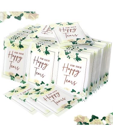 80 Pcs Wedding Tissues Packs for Guests for Your Happy Tears Facial Tissues Travel Size Bulk Individual Facial Wedding Tissues Welcome Bag Stuffers Gift Bride and Groom Mother Daughter