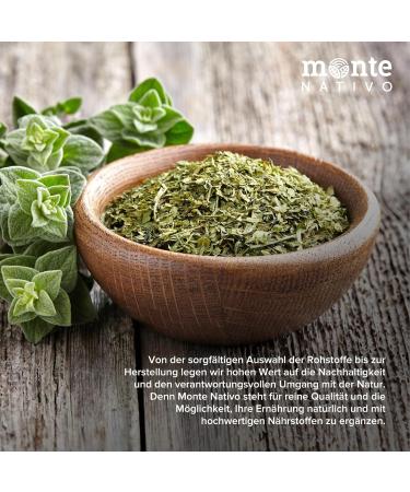 Marjoram Monte Nativo (250 g) - Delicately dried and aromatic marjoram ideal for cooking and seasoning - Herbs and spices of Monte Nativo - Buy Online on GoSupps.com