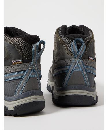 KEEN Women's Targhee 3 Mid Height Waterproof Hiking Boots 9 - Magnet/Atlantic Blue - Buy Online on GoSupps.com