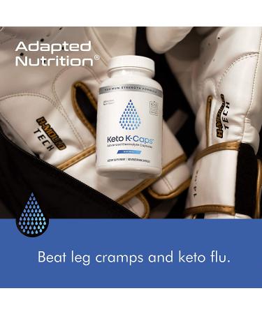 Keto K-Caps Electrolyte Capsules | 700mg Potassium Sodium Magnesium | Hydration & Leg Cramp Relief | 120 Caps | No Maltodextrin - Buy Online on GoSupps.com
