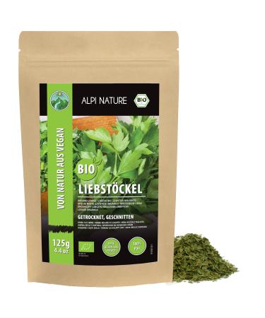 Alpi Investment OOD BIO lovage dried 125 g organic lovage round lovage from controlled organic cultivation lovage laboratory tested 100 pure and natural