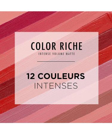 L Or al Paris - 3 Lipsticks Set - Matte and plumping - Color Riche - Shades: Nude Independant (640) Rouge Determination (346) Rose Activist (188) - Buy Online on GoSupps.com