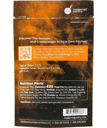 Modernist Pantry Encapsulated Citric Acid - 2 Oz. - Buy Online on GoSupps.com