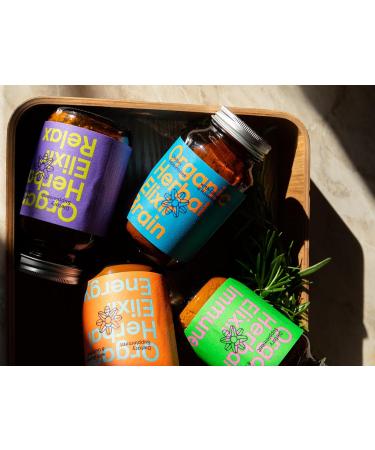 Symbeeosis Organic Herbal Elixir Brain with Ginkgo Biloba & Rosemary Enhances Memory and Concentration - 100g - Buy Online on GoSupps.com