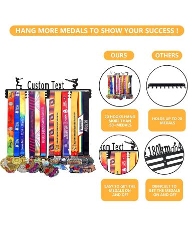 Personalized Medal Hanger Display Holder | Customizable for Athletes | Easy to Install - Buy Online on GoSupps.com