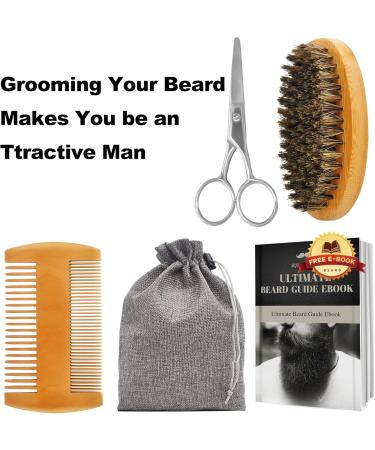 GoldWorld Beard Care Kit | Ultimate Beard Grooming Kit with Wash Oil Serum Balm & Accessories - Perfect Valentine's Day Gifts for Men Dads & Him - Buy Online on GoSupps.com