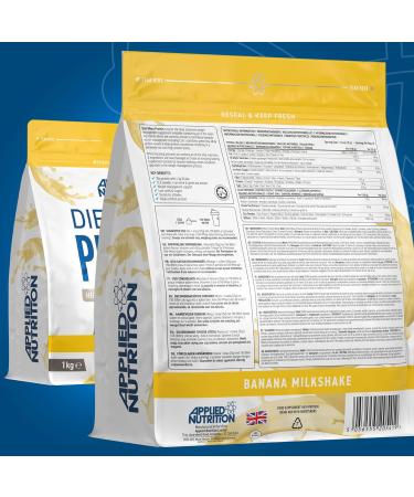 Applied Nutrition Diet Whey Banana Milkshake 1000g - Buy Online on GoSupps.com
