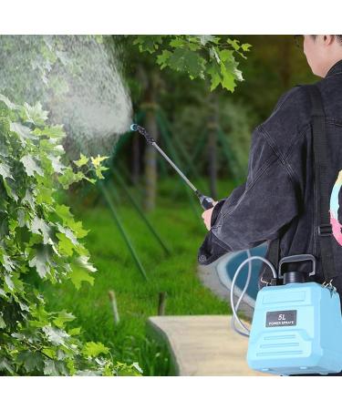Electric Sprayer 26-36'' Extendable Garden Sprayer Plant Sprayer with 2 nozzles & 5L Water Tank Battery Powered Sparayer Watering Wand for Yard Lawn Weeds Plants Garden Sprayer With 5l Barrel - Buy Online on GoSupps.com