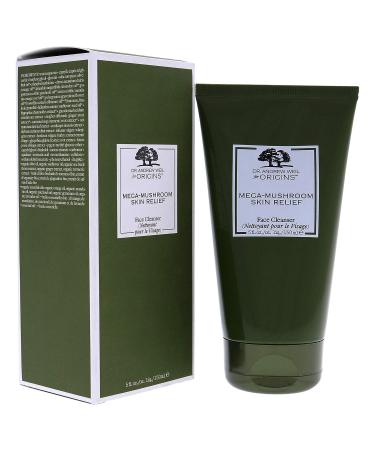Origins Mega-Mushroom Skin Relief Face Cleanser 5 oz - Soothing Face Wash for Sensitive Skin - Buy Online on GoSupps.com