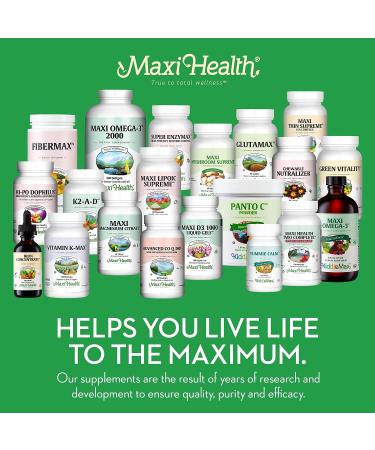 Maxi Health Maxi Biotic Aged Garlic Extract Capsules (90 Count) with Spirulina, Echinacea, Oregano, and Enzymax | Antioxidant Garlic Supplement - 90 Count - Buy Online on GoSupps.com